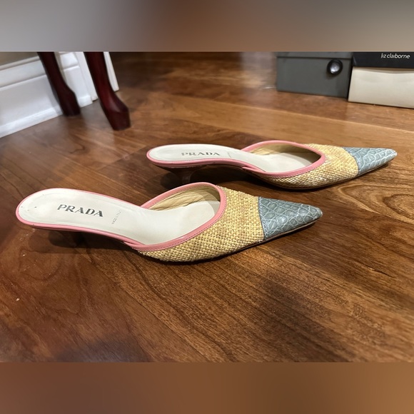 Vintage Prada Kitten Heels Talons Prada - Picture 7 of 12